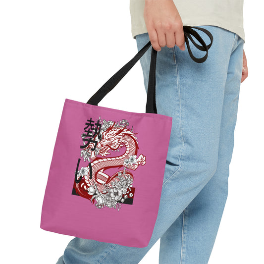 Tote Bag: Dragons Lite Pink