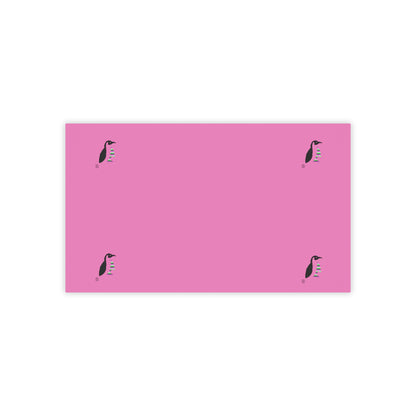 Post-it® Note Pads: Crazy Penguin World Logo Lite Pink