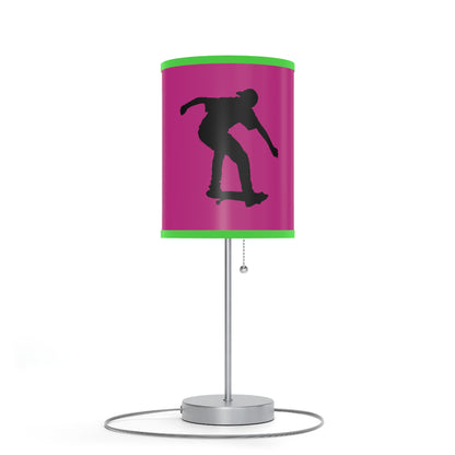 Lamp on a Stand, US|CA plug: Skateboarding Pink