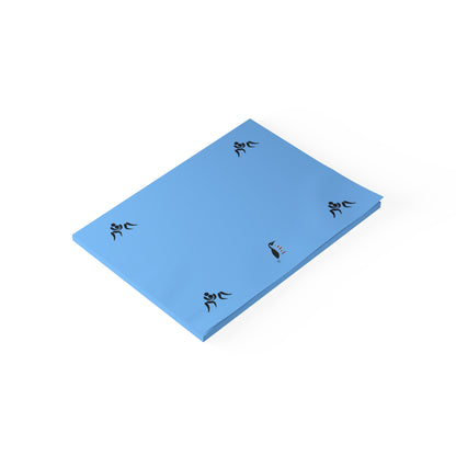 Post-it® Note Pads: Wrestling Lite Blue