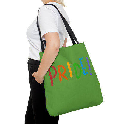 Tote Bag: LGBTQ Pride Green