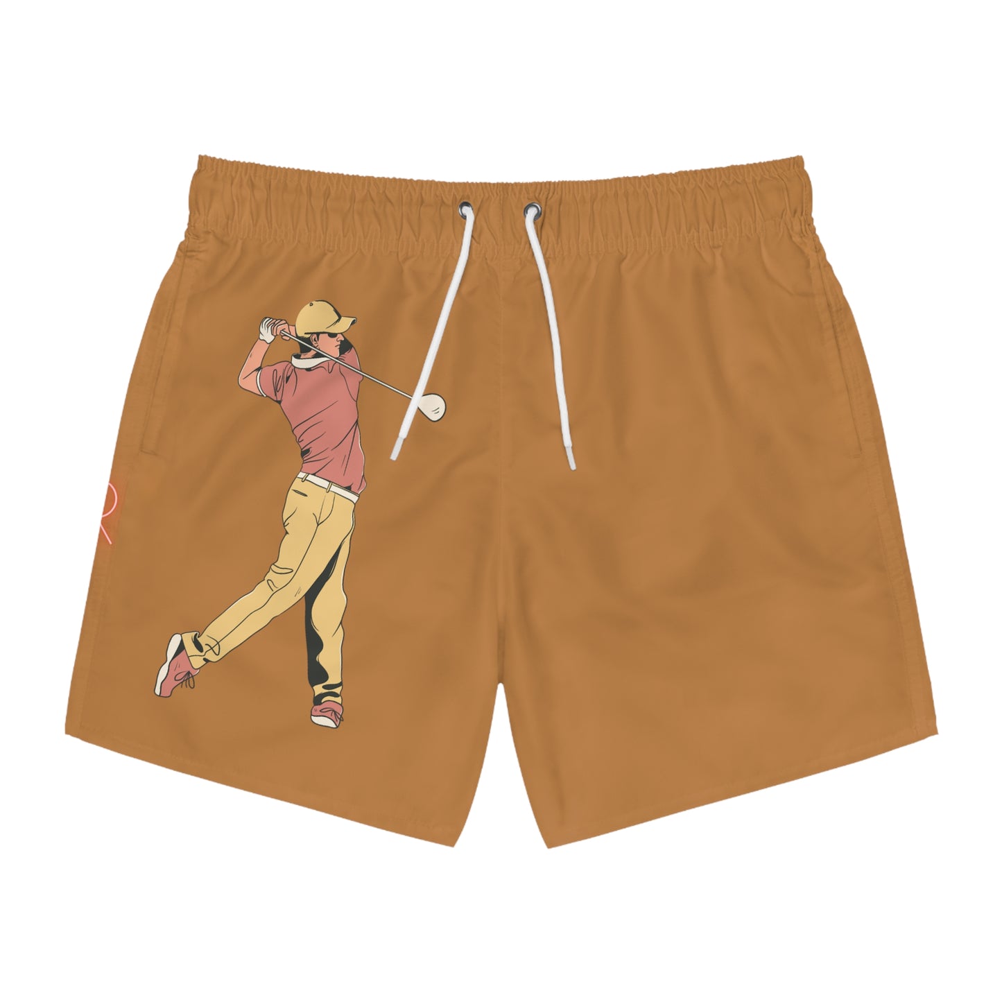 Swim Trunks: Golf Lite Brown