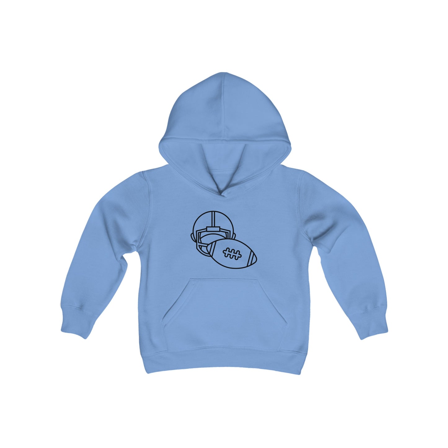 Youth Heavy Blend Hooded Sweatshirt: Football 