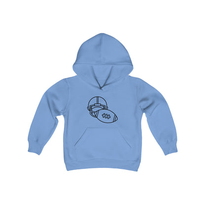 Youth Heavy Blend Hooded Sweatshirt: Football