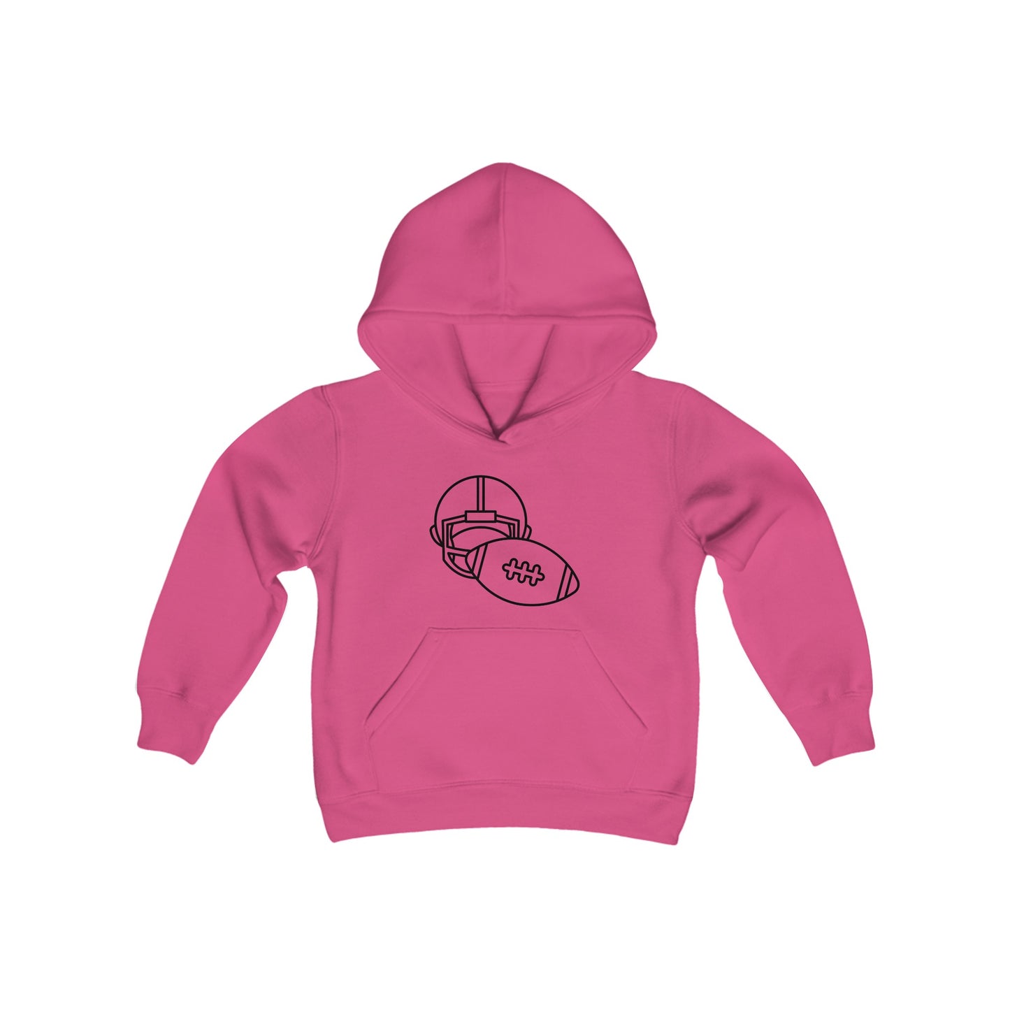 Youth Heavy Blend Hooded Sweatshirt: Football 