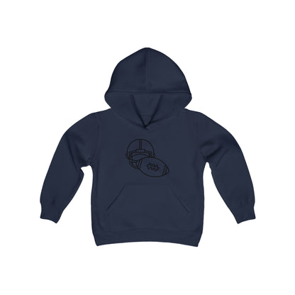 Youth Heavy Blend Hooded Sweatshirt: Football 