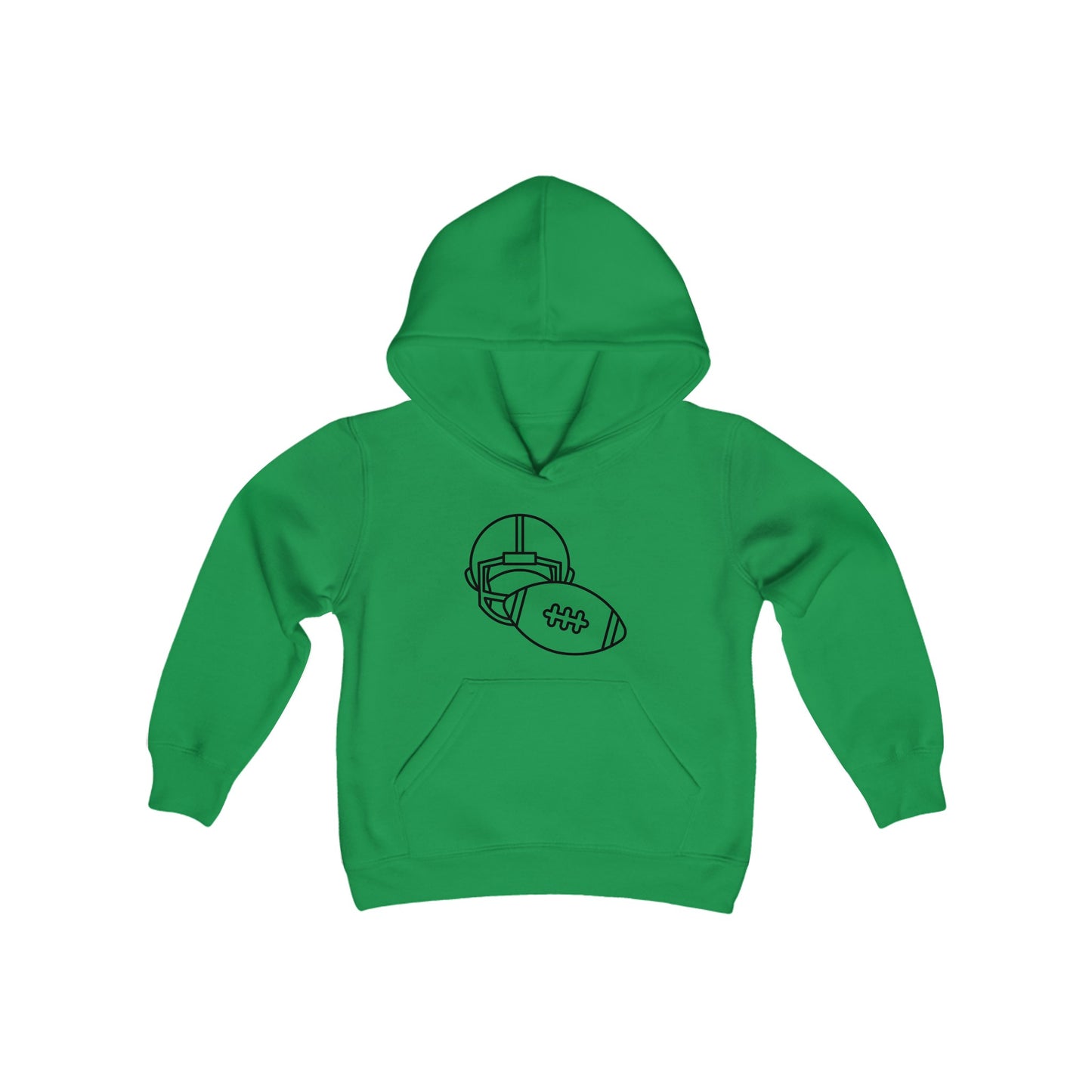 Youth Heavy Blend Hooded Sweatshirt: Football