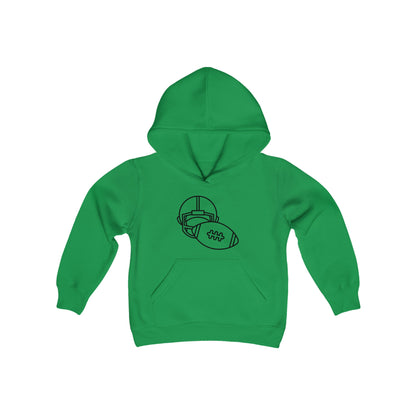 Youth Heavy Blend Hooded Sweatshirt: Football