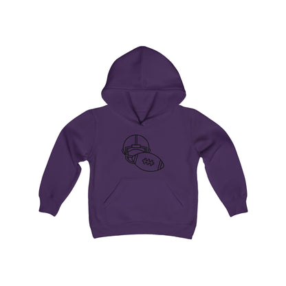 Youth Heavy Blend Hooded Sweatshirt: Football