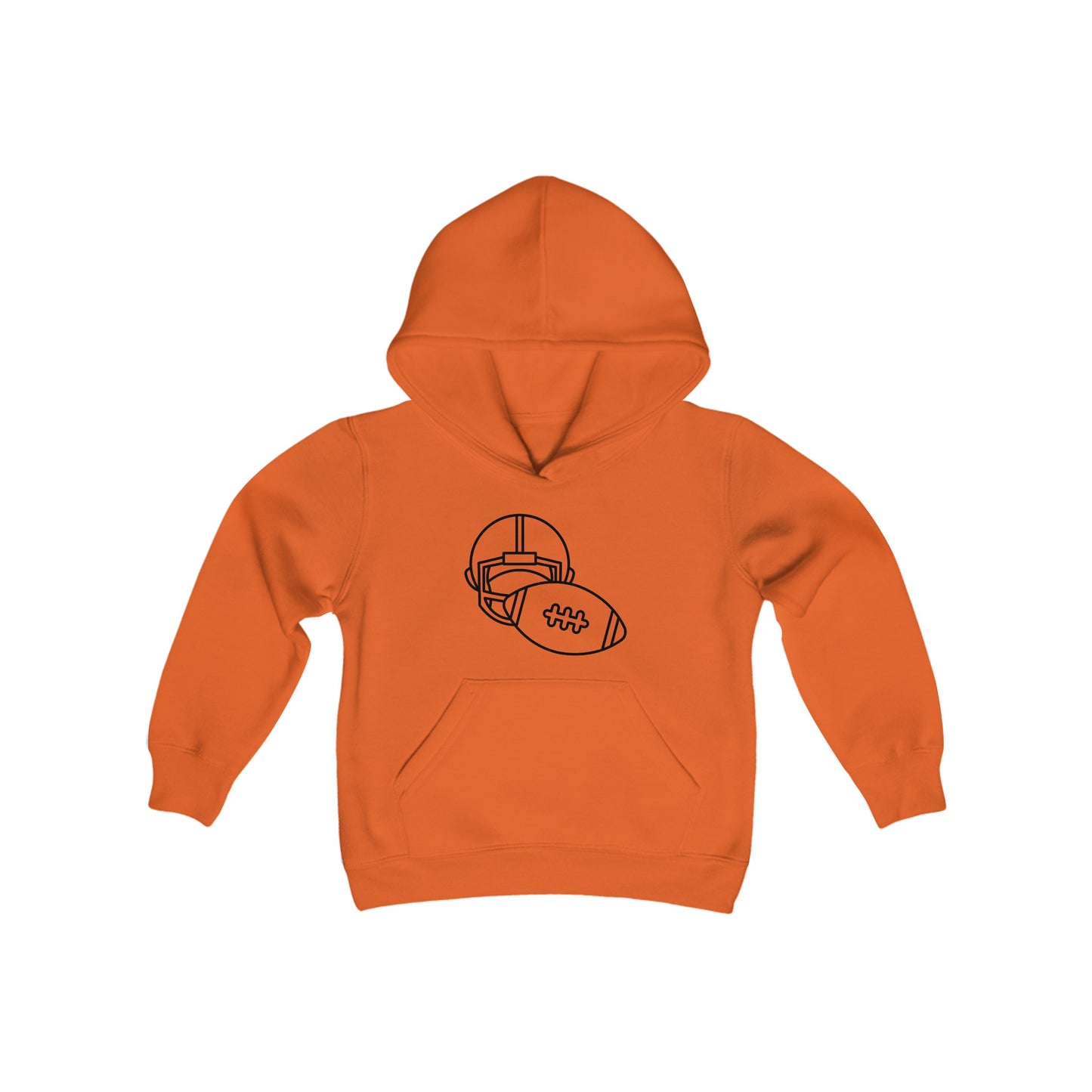 Youth Heavy Blend Hooded Sweatshirt: Football 