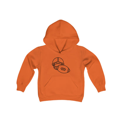 Youth Heavy Blend Hooded Sweatshirt: Football