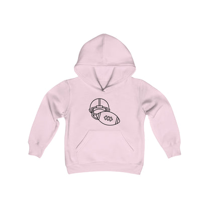 Youth Heavy Blend Hooded Sweatshirt: Football 