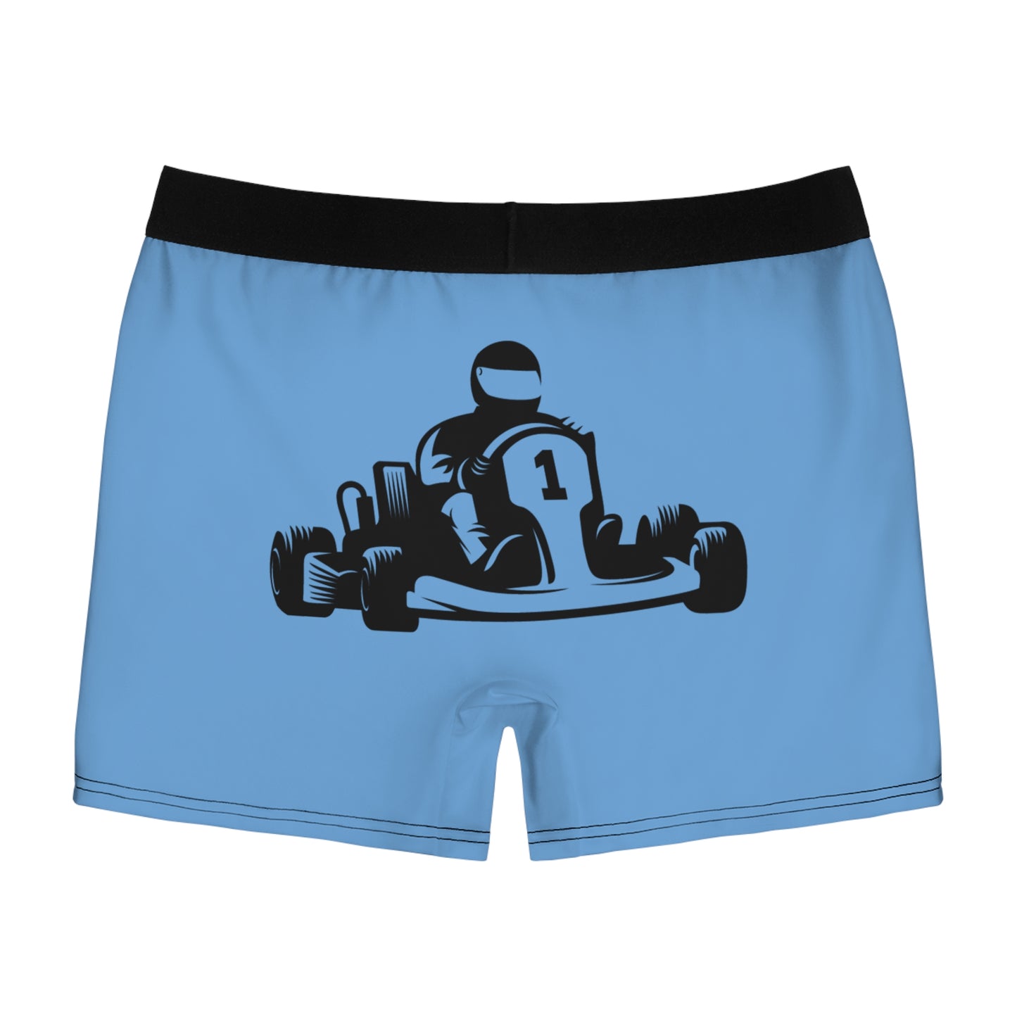 Men's Boxer Briefs: Racing Lite Blue