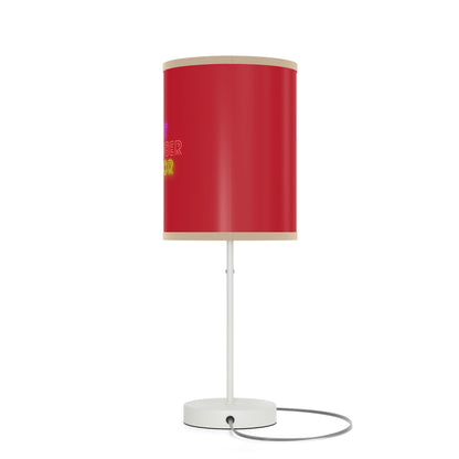 Lamp on a Stand, US|CA plug: Volleyball Dark Red