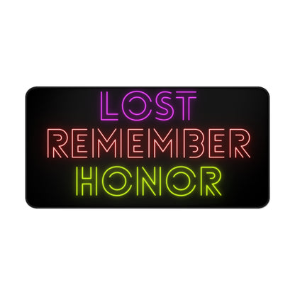 Desk Mat: Lost Remember Honor Black