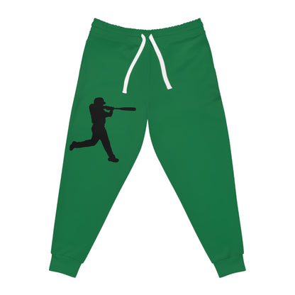 Athletic Joggers: Baseball Dark Green