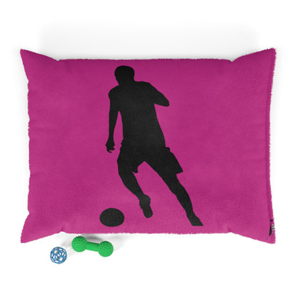 Pet Bed: Soccer Pink