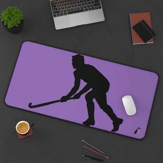 Desk Mat: Hockey Lite Purple