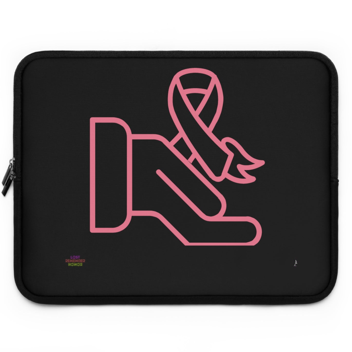 Laptop Sleeve: Fight Cancer Black