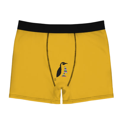 Men's Boxer Briefs: Weightlifting Yellow