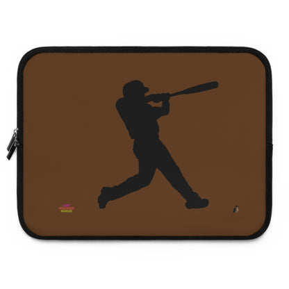 Laptop Sleeve: Baseball Brown