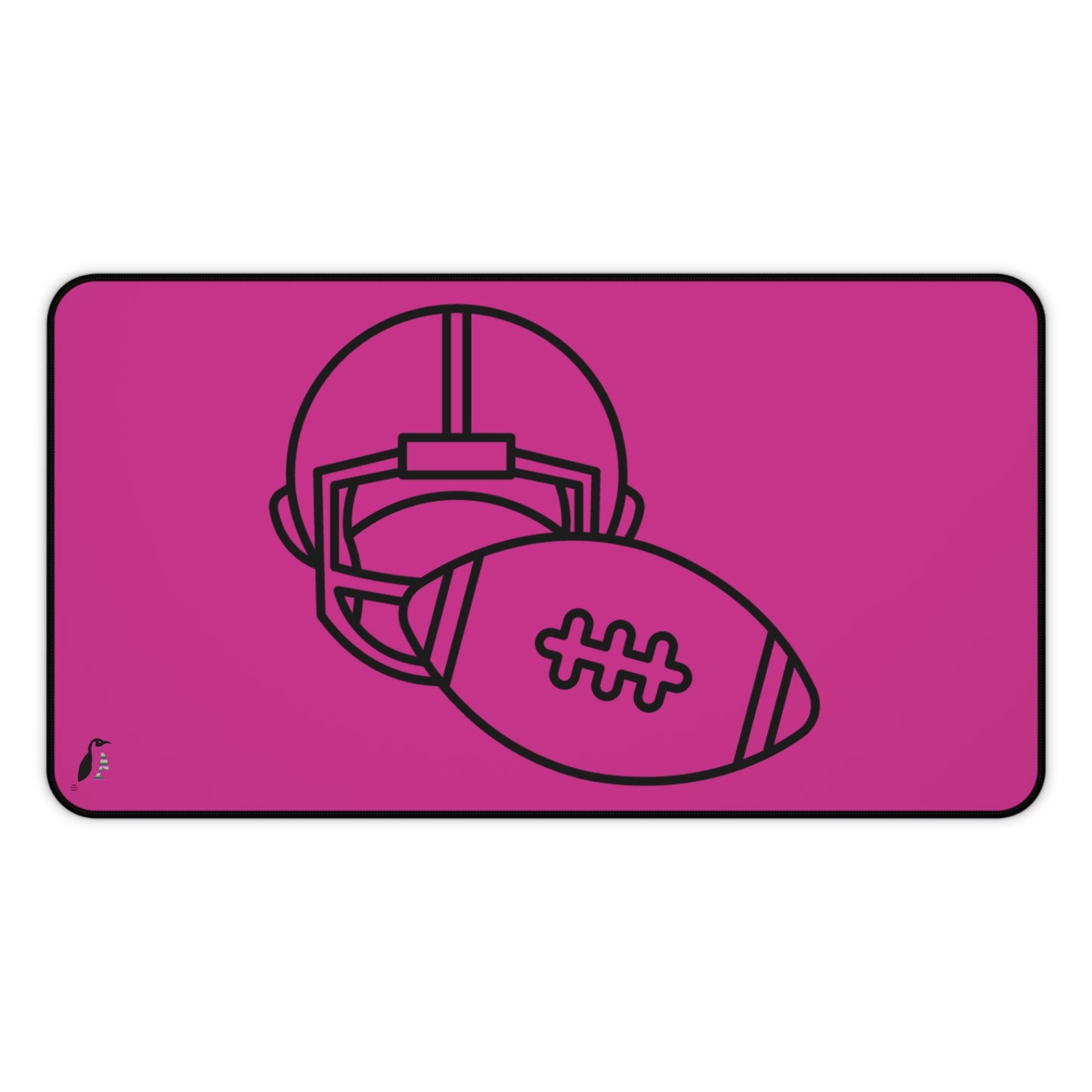 Desk Mat: Football Pink