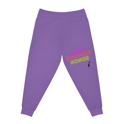 Athletic Joggers: Wrestling Lite Purple