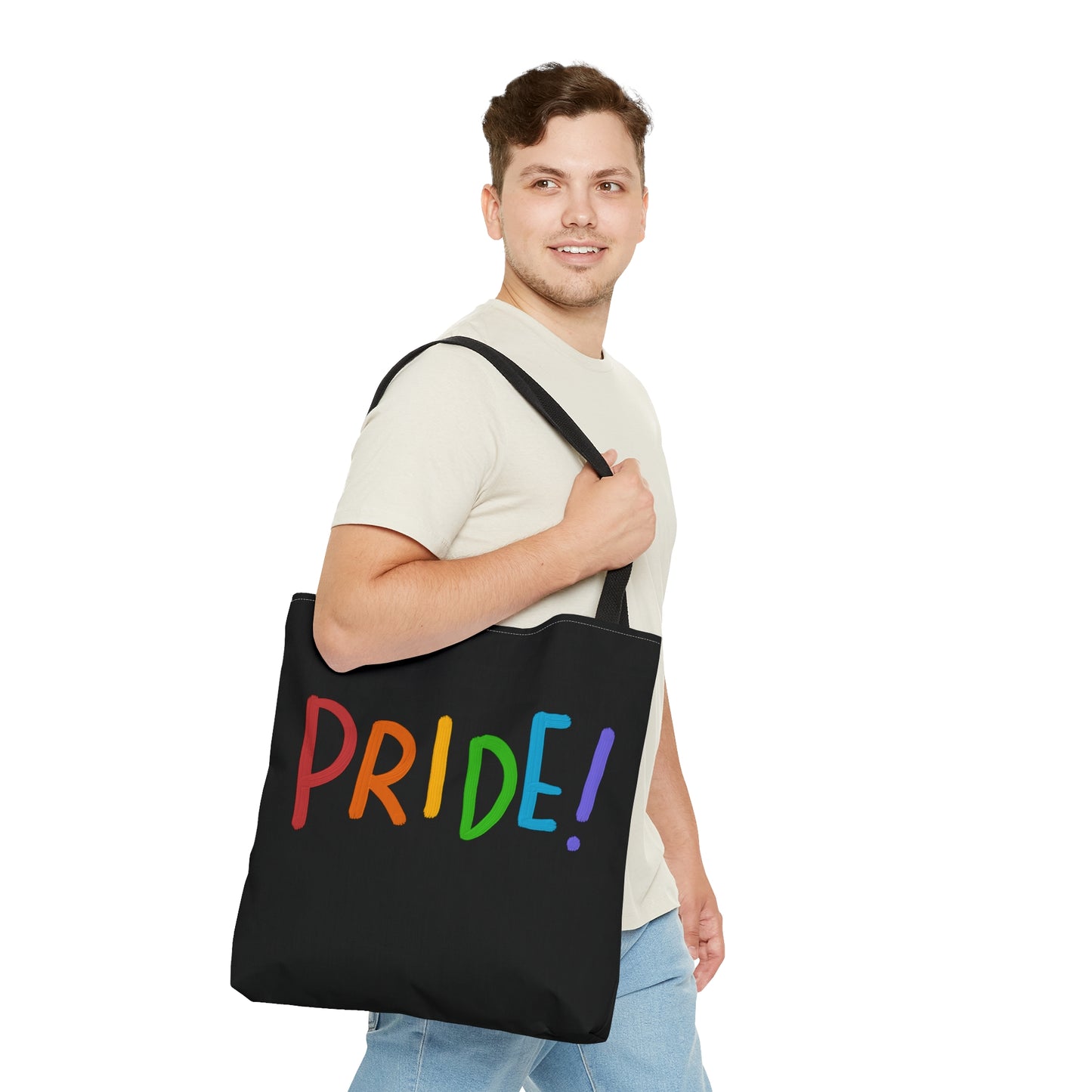 Tote Bag: LGBTQ Pride Black