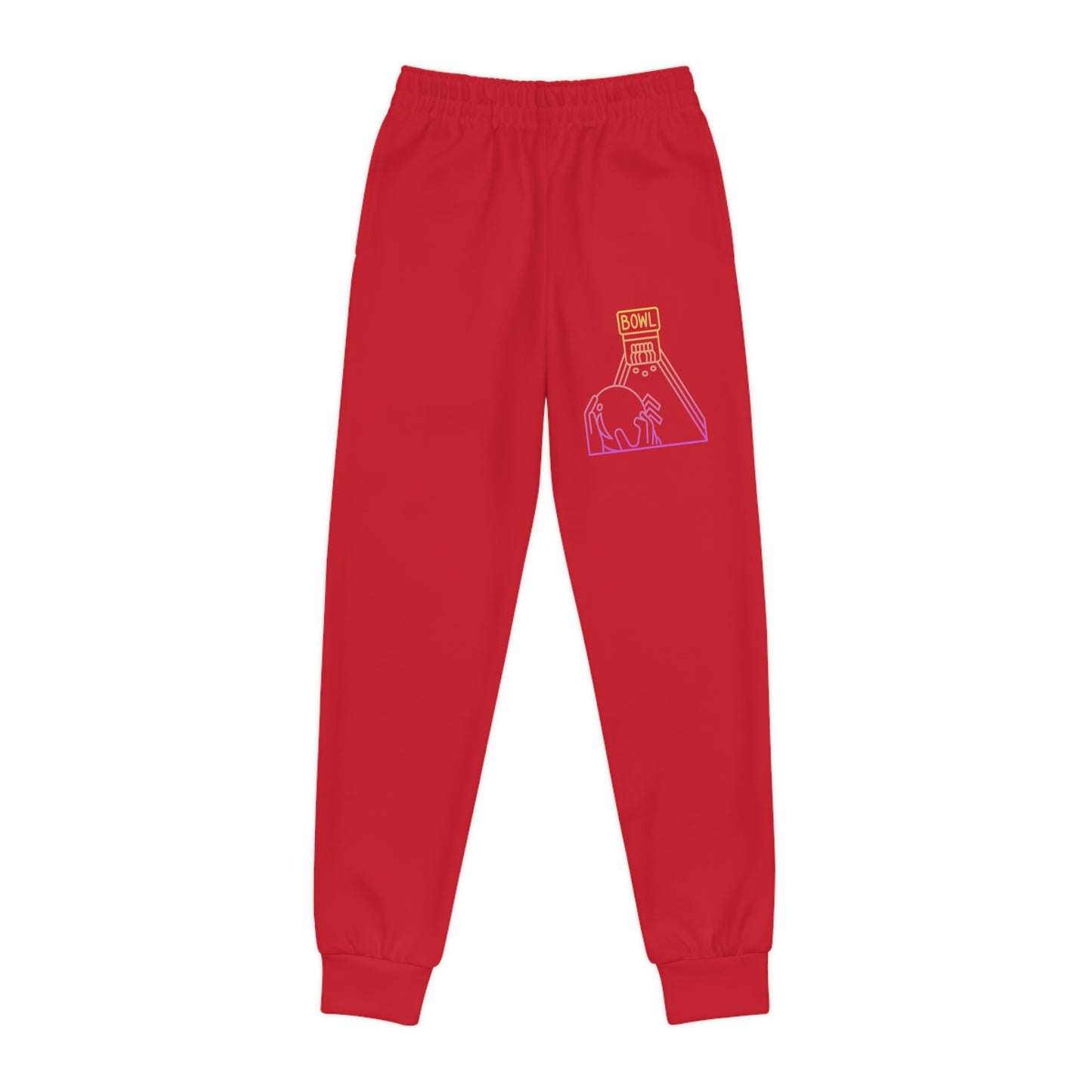 Youth Joggers: Bowling Dark Red