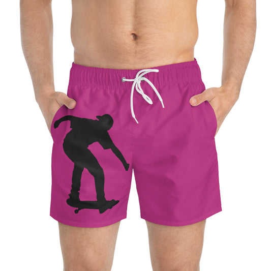 Swim Trunks: Skateboarding Pink