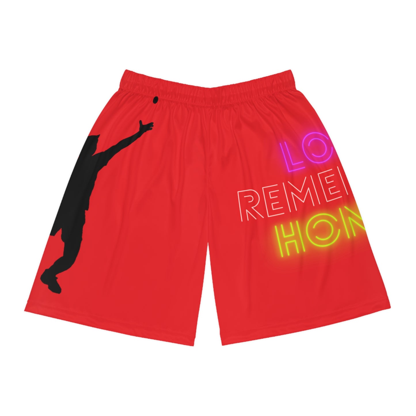 Basketball Shorts: Tennis Red