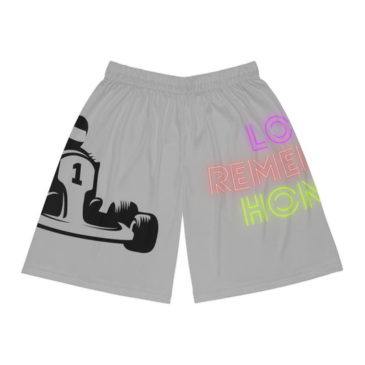 Basketball Shorts: Racing Lite Grey