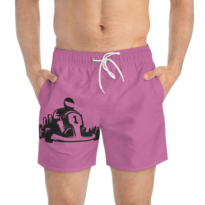 Swim Trunks: Racing Lite Pink