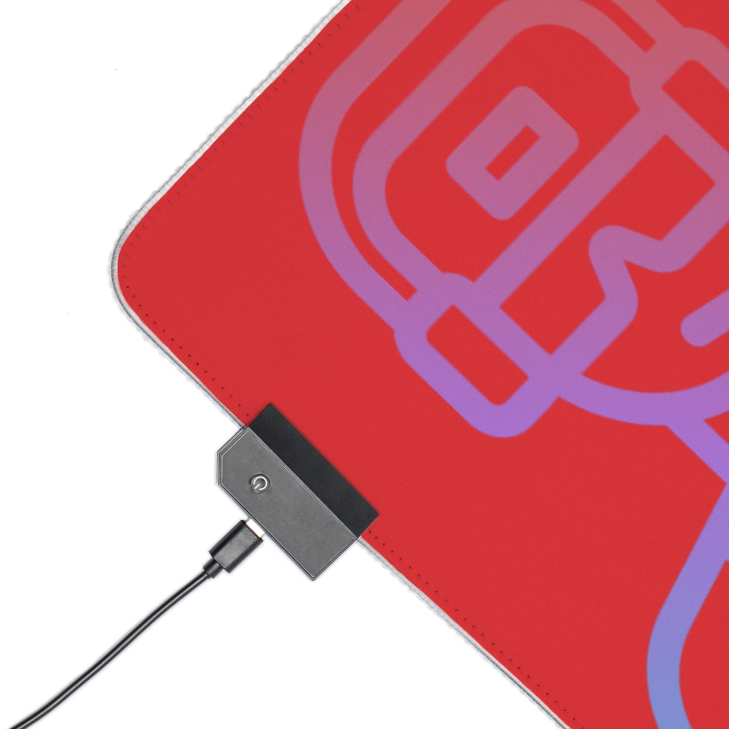 LED Gaming Mouse Pad: Gaming Red