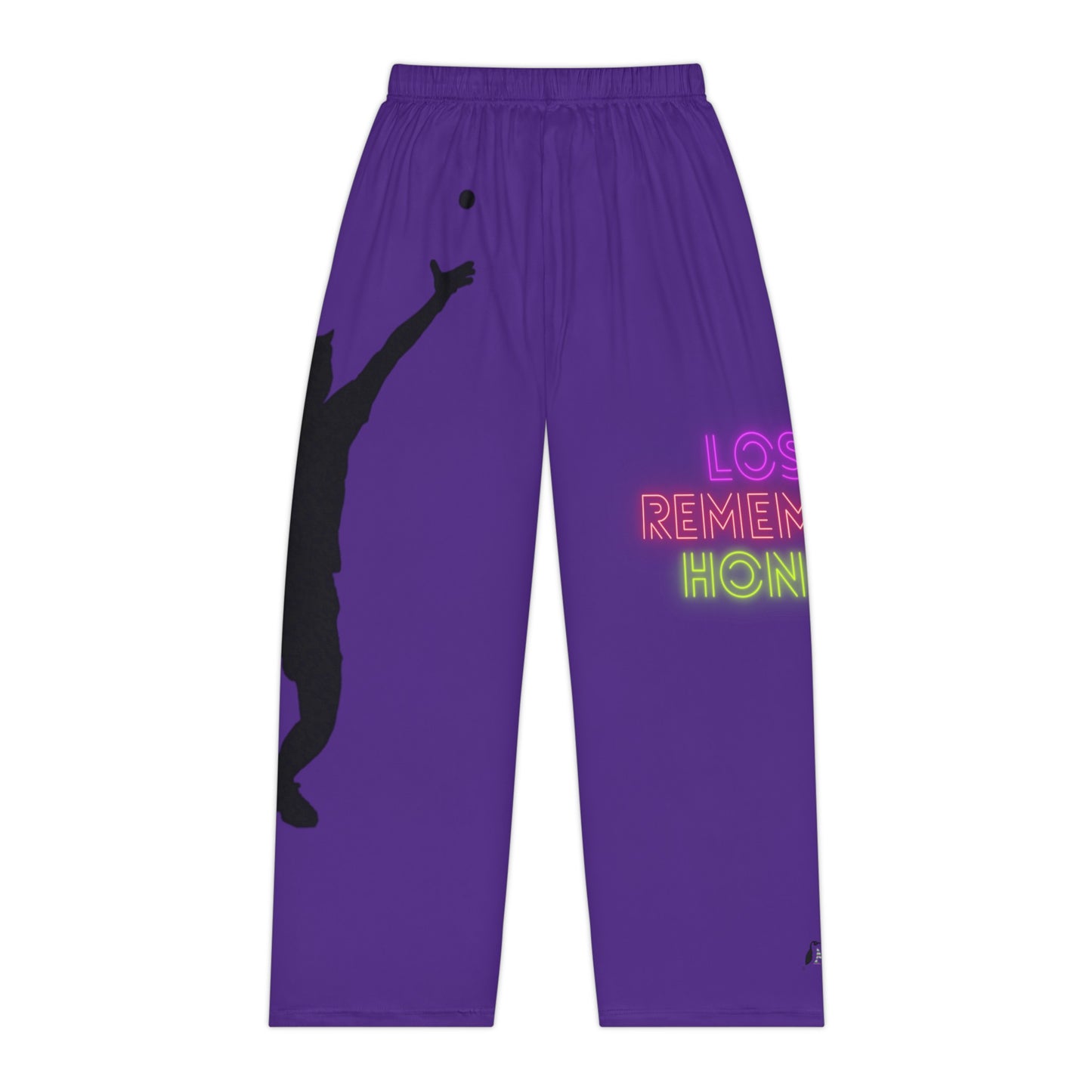 Pambabaeng Pajama Pants: Tennis Purple 