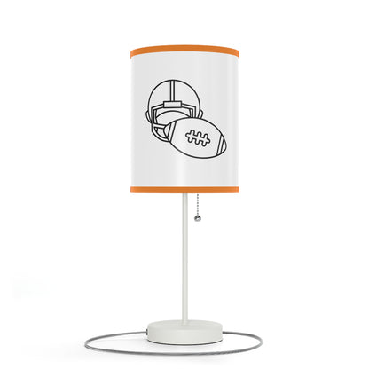 Lamp on a Stand, US|CA plug: Football White