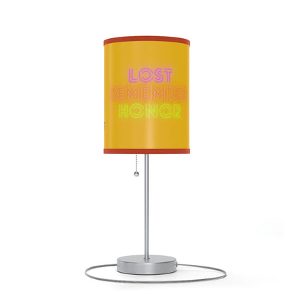 Lamp on a Stand, US|CA plug: Writing Yellow