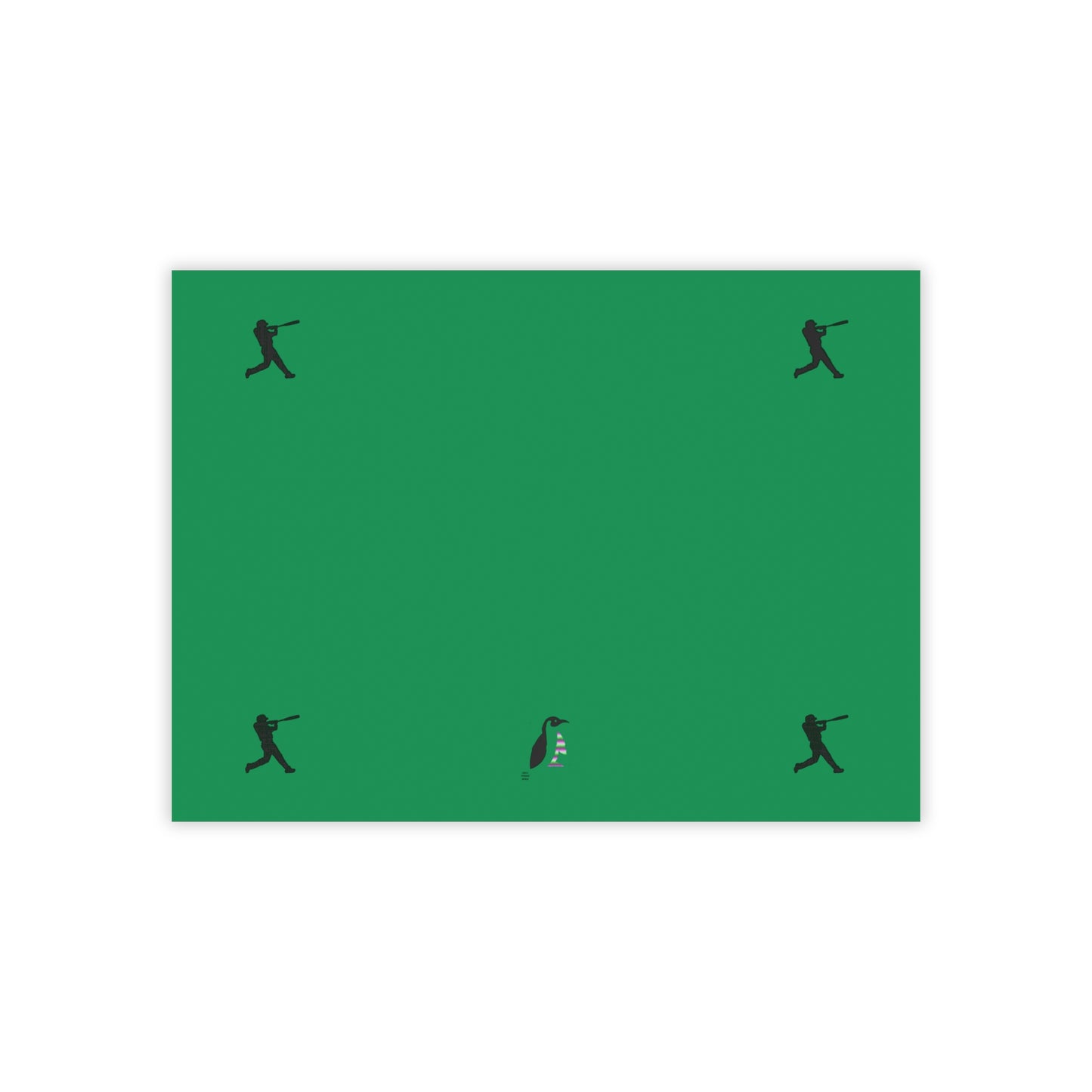 Post-it® Note Pads: Baseball Dark Green