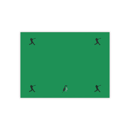 Post-it® Note Pads: Baseball Dark Green