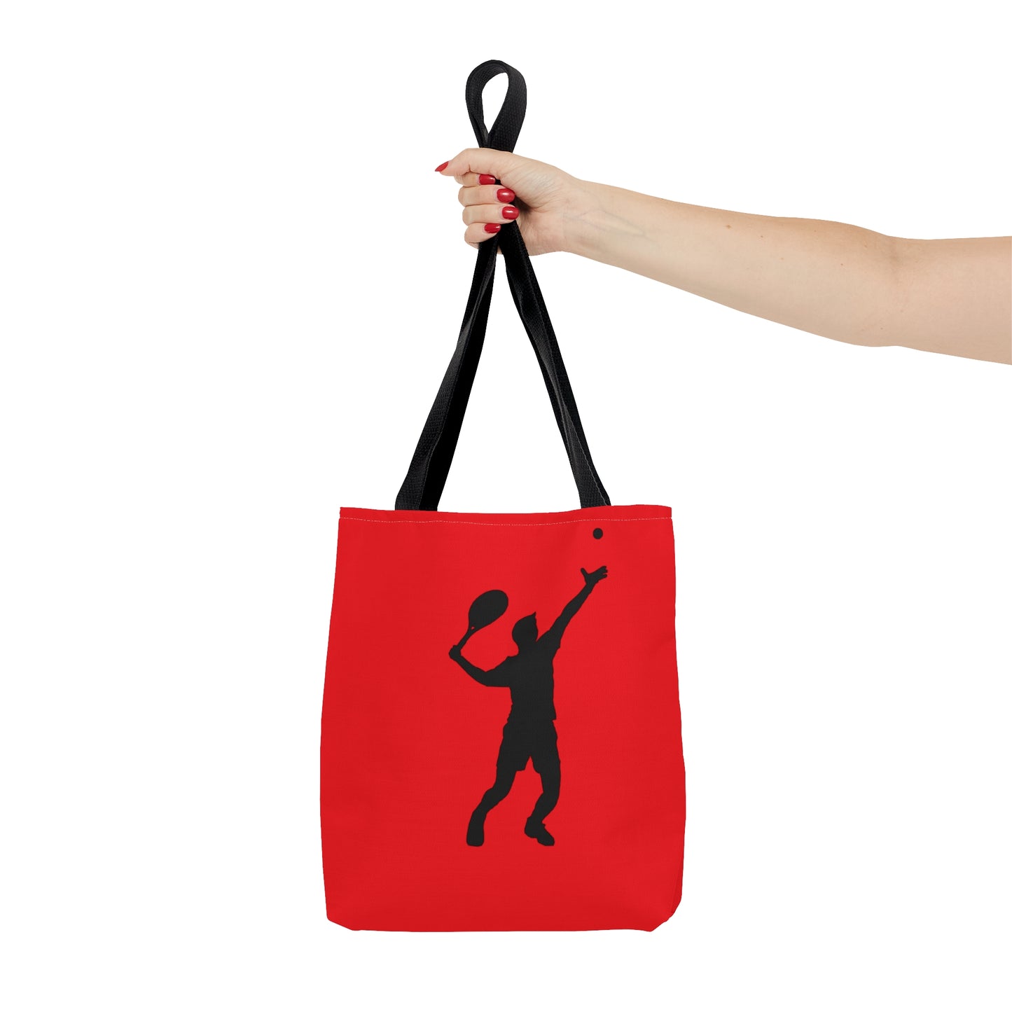 Tote Bag: Tennis Red