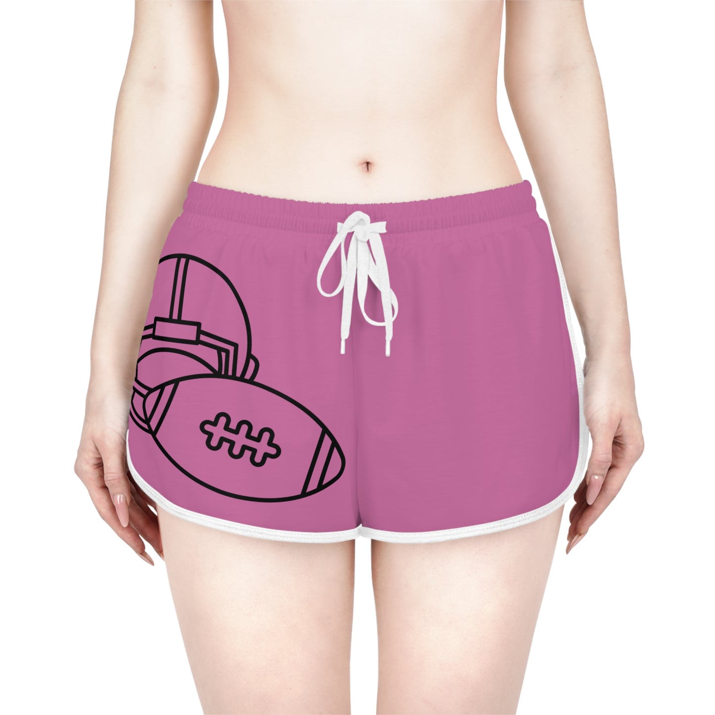 Women's Relaxed Shorts: Football Lite Pink