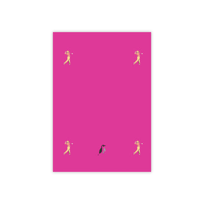 Post-it® Note Pads: Golf Pink