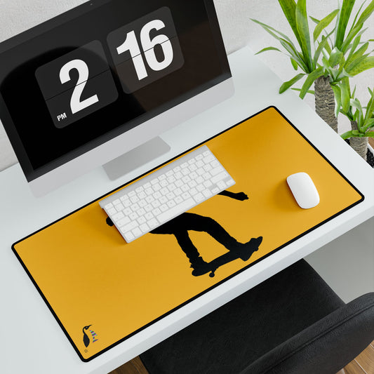 Desk Mats: Skateboarding Yellow