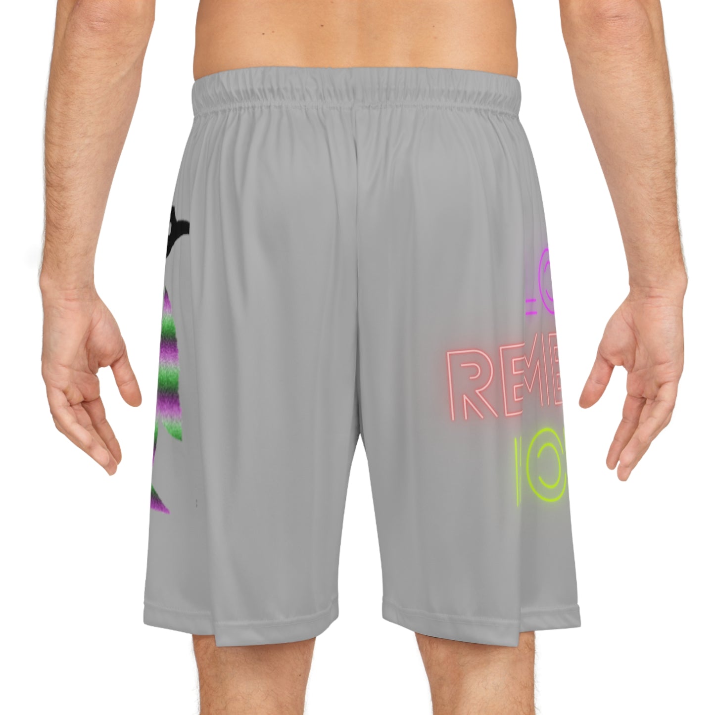 Basketball Shorts: Lost Remember Honor Lite Grey