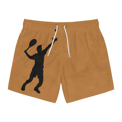 Swim Trunks: Tennis Lite Brown