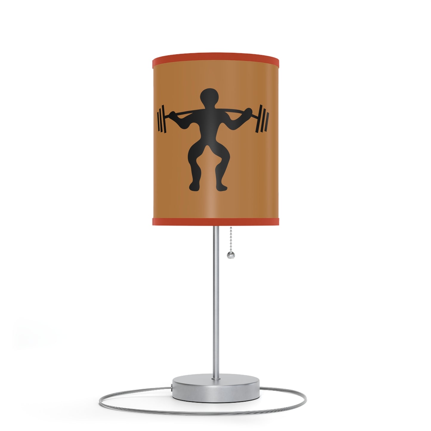 Lamp on a Stand, US|CA plug: Weightlifting Lite Brown