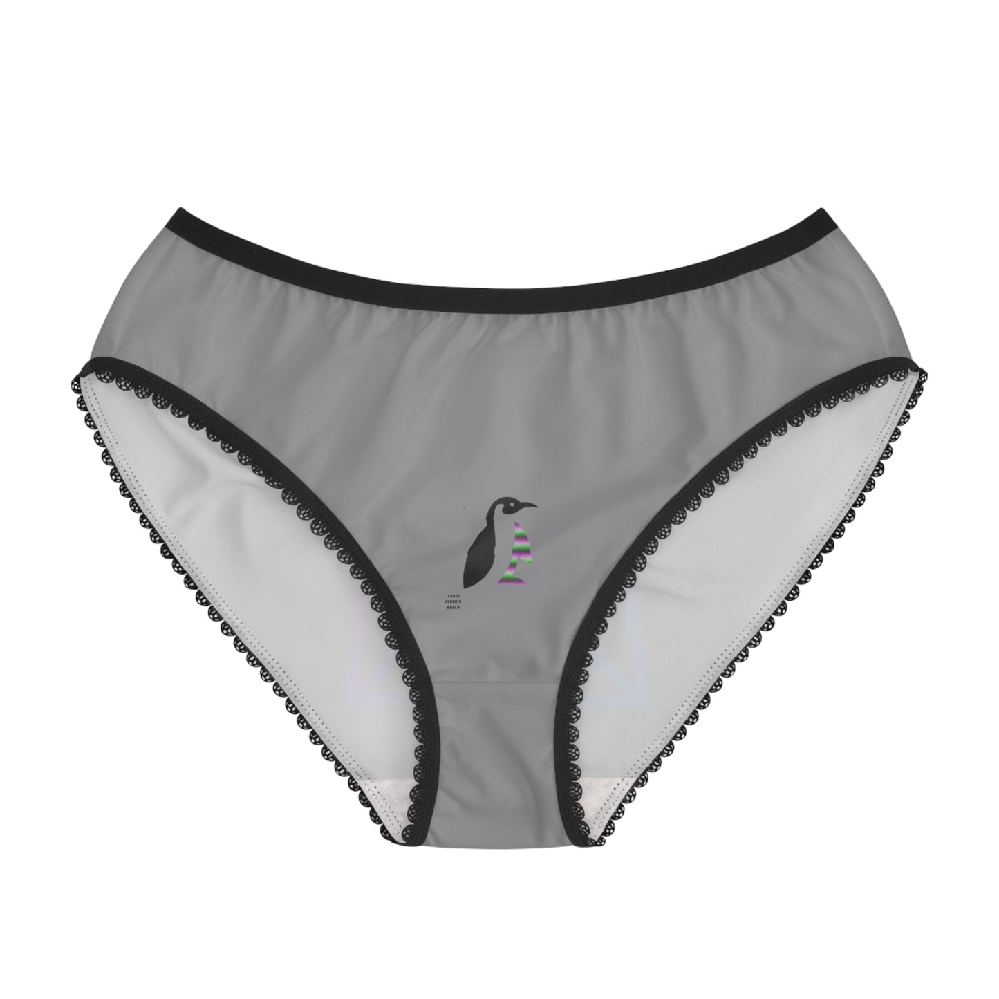 Women's Briefs: Gaming Grey