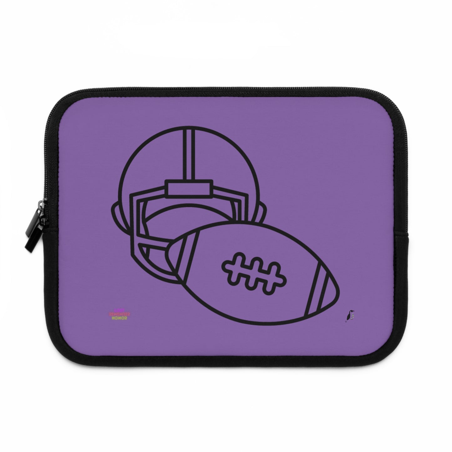 Laptop Sleeve: Football Lite Purple