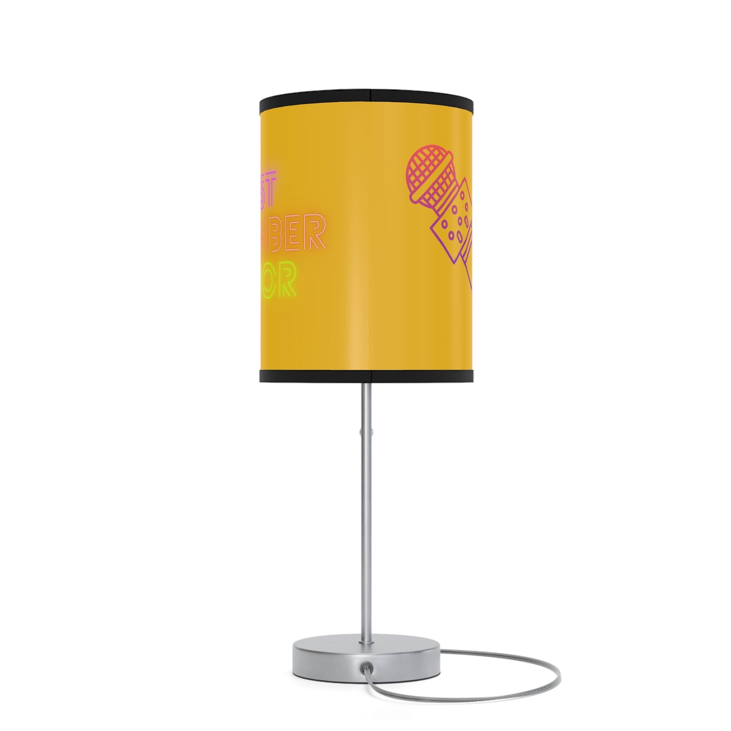 Lamp on a Stand, US|CA plug: Music Yellow