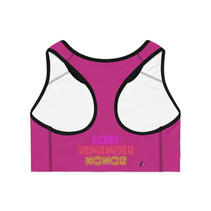 Sports Bra: Basketball Pink